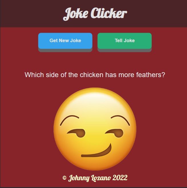 Picture of Joke Clicker Web Application